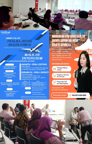 Calon Lulusan Untag Surabaya Didorong untuk Berani Berkompetisi Mengisi Lowongan Kerja di Mancanegara